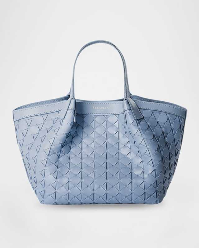 Secret Mini Mosaic Leather Top-Handle Bag
